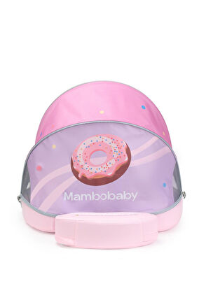 Mambobaby Donut Emniyetli Gölgelikli ve Ayak Destekli Bebek Yüzme Simidi  - 5