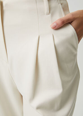 Beymen Club Kırık Beyaz Havuç Form Eşofman Altı - 8