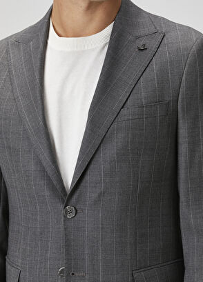 Beymen Club Gray Wool Coat - 6