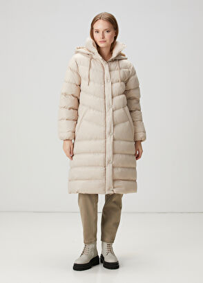 Beymen Club Vizon Kapüşonlu Uzun Mont - 3