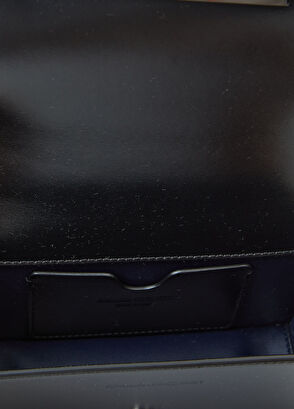 McQueen Mini Jewelled Siyah İşlemeli Kadın Çanta - 6