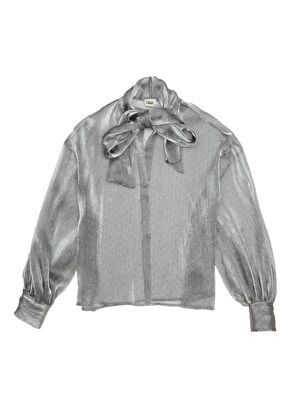 Beymen Club Silver Swarovski Blouse - 8
