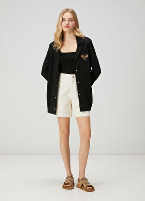 Beymen Club Siyah Ottoman Dokulu Triko Ceket - 3