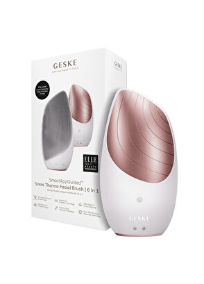 Geske Sonic Thermo Facial Brush White Titreşimli Isılı Yüz Temizleme ve Masaj Cihazı - 8