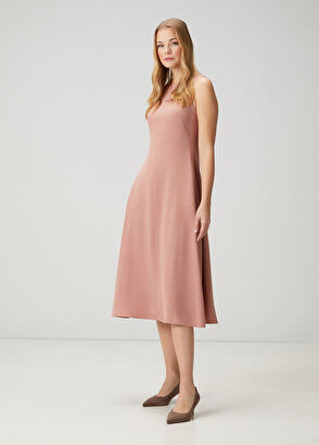 Beymen Club Dusty Rose Midi Dress - 4