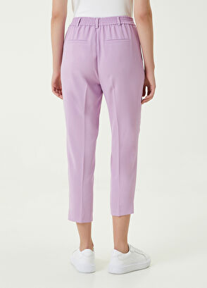 Beymen Club Lila Yüksek Bel Cigarette Pantolon - 5