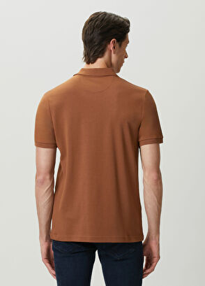 Beymen Club Açık Kahverengi Polo Yaka Fermuarlı T-shirt - 4