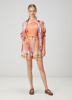 Beymen Club Pink Paisley Patterned Shirt - 3