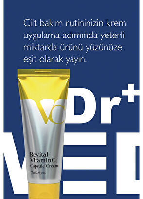 Dermal Dr+MEDM Revital Vitamin C Skin Revitalizing Tone Equalizing Firming Face Cream 75 ml - 6