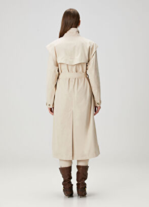 Etoile Isabel Marant Michaela Ekru Pardösü - 5