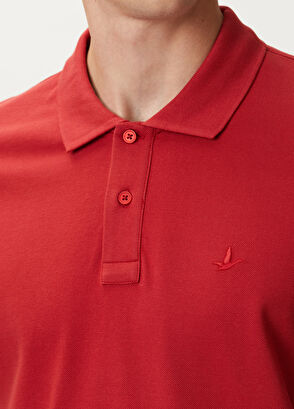 Beymen Club Burgundy Polo Buttoned T-Shirt - 5