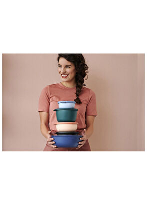 Mepal Multi Bowl Cirqula Round Kırmızı Yemek Kabı 750 ml - 4