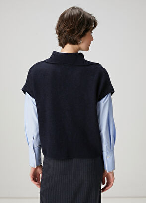 Beymen Club Navy Blue Polo Sweater - 5