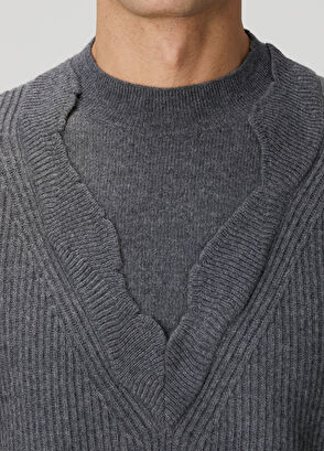 Laneus Gri Yün Kazak - 5