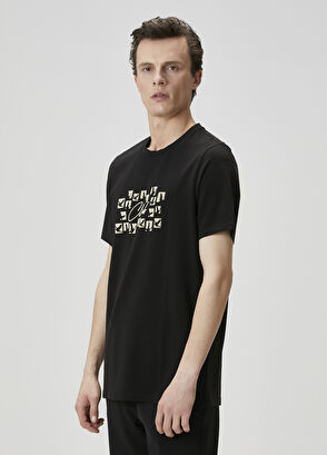 Beymen Club Black Printed T-Shirt - 4