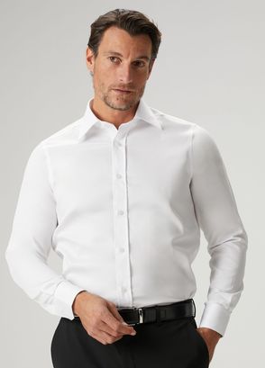 Beymen Bes Custom Fit Beyaz Gömlek - 5