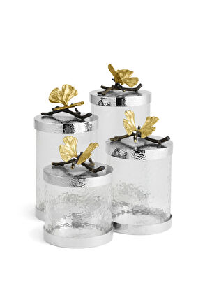 Michael Aram Butterfly Gingko Cam Kavanoz XS - 5