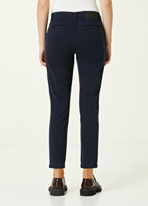 Beymen Club Lacivert Normal Bel Dar Paça Pantolon - 6