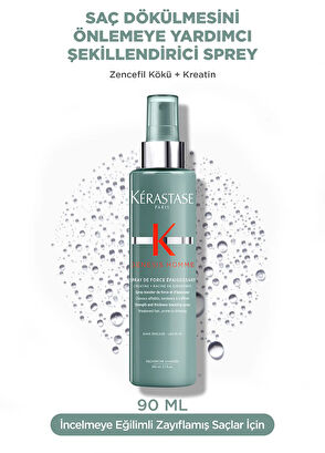 Kerastase Genesis Homme Anti-Shedding Shampoo for Men 250 ml + Styling Spray 150 ml Hair Care Set of 2 - 5