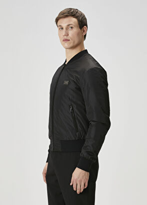 Siyah Bomber Mont - Görsel 4