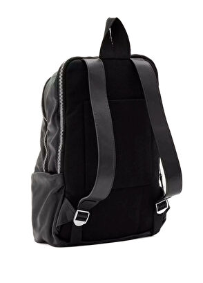 Finn Siyah Erkek Deri Sırt Çantası - Görsel 7