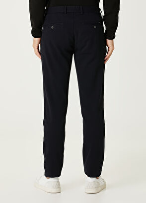 Beymen Club Slim Fit Lacivert Twill Dokulu Chino Pantolon - 3
