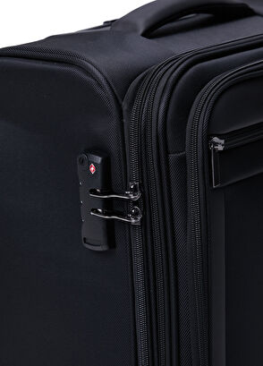 Siyah Kabin Boy Valiz - Görsel 8