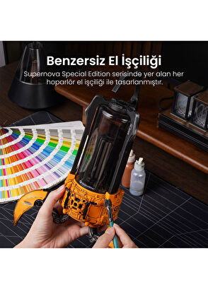 Gravastar  Süpernova Sarı Özel Seri Led Işıklı Bluetooth Hoparlör 25W  - 8