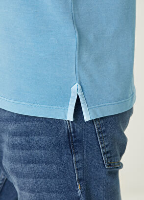 Beymen Club Slim Fit Açık Mavi Polo T-shirt - 7