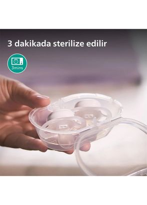 Philips Avent Ultra Start 0-2 Ay Silikon 2'li Gece Emziği - 5