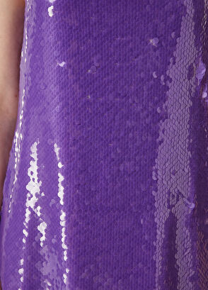 Beymen Club Lilac Embroidered Mini Cocktail Dress - 6