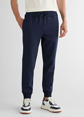 GANT Navy Blue Regular Fit Men's Sweatpants - 3