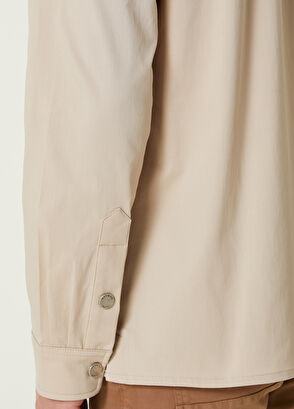 Beymen Club Beige Pocket Detailed Outer Shirt - 7