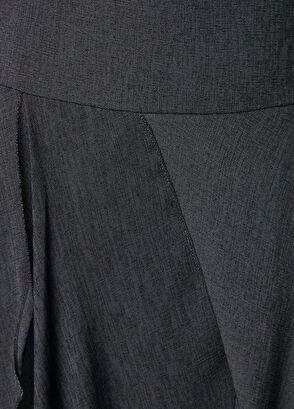 Beymen Club Anthracite Asymmetrical Flowing Skirt - 8