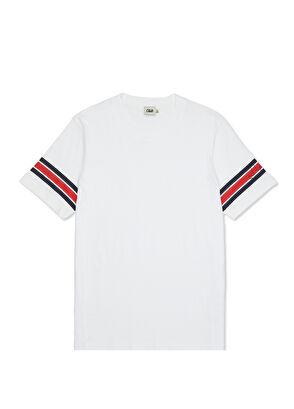 Beymen Club Beyaz Şerit Baskılı Logolu T-shirt - 8