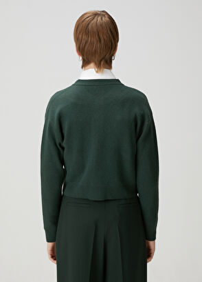 Beymen Club Green Wool Knit Cardigan - 5