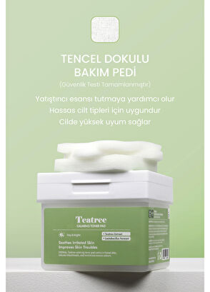 Dermal Teatree Calming Toner Pad 120’li Çay Ağacı Özlü Gözenek Sıkılaştırıcı ve Yatıştırıcı Tonik Ped 200 ml - 6