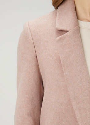 Beymen Club Dried Rose Double-Breasted Coat - 5