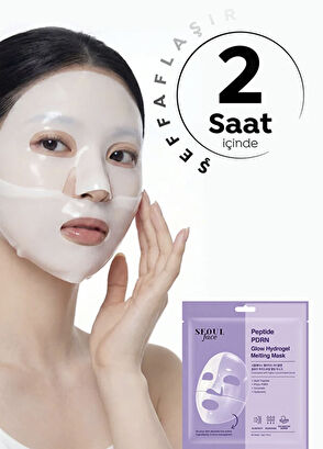 Dermal Seoul Face Peptide PDRN Hydrogel Dissolving Moisturizing Korean Mask 34 gr 3 Pieces - 4