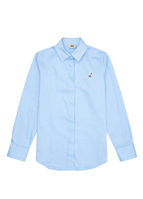 Beymen Club Blue Basic Poplin Shirt - 8