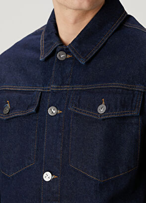 Beymen Club Navy Blue Denim Jacket - 5
