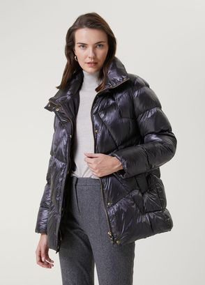 Beymen Collection Antrasit Atkı Detaylı Puff Mont - 4