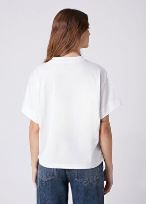 Beymen Club Off-White Eyelet Detailed T-Shirt - 5