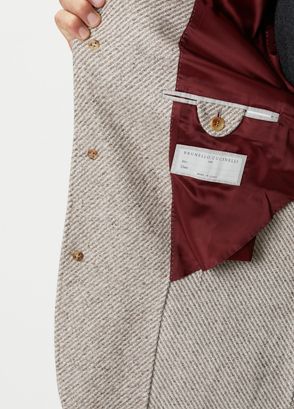 Brunello Cucinelli Beige Cashmere Jacket - 7