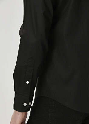 Beymen Club Comfort Fit Siyah Oxford Gömlek - 8