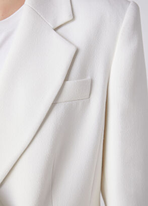 Beymen Club Off-White Double-Breasted Blazer - 9