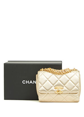 Chanel Mini Signature Chain Çanta - Görsel 9