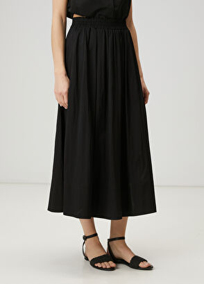 Beymen Club Black Midi Skirt - 4