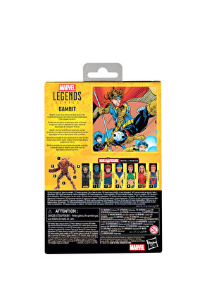Marvel Legends Gambit X-Men Comics Aksiyon Figürü - 8