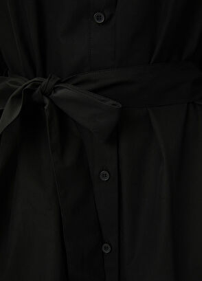 Beymen Club Siyah Mini Gömlek Elbise - 9